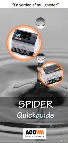 SPIDER OLED Quickguide - til hurtigt overblik og dokumentation