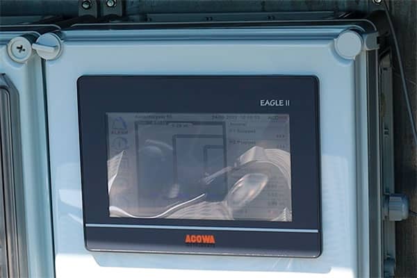 EAGLE II HMI har en god baggrundslys og kan aflæses i al slags vejr